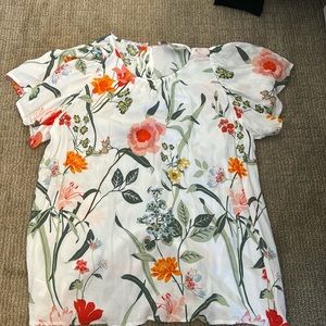 Loft blouse button down back size M